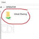 cek folder sharing