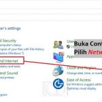 sharing printer - control panel